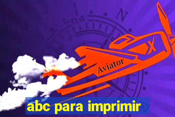 abc para imprimir